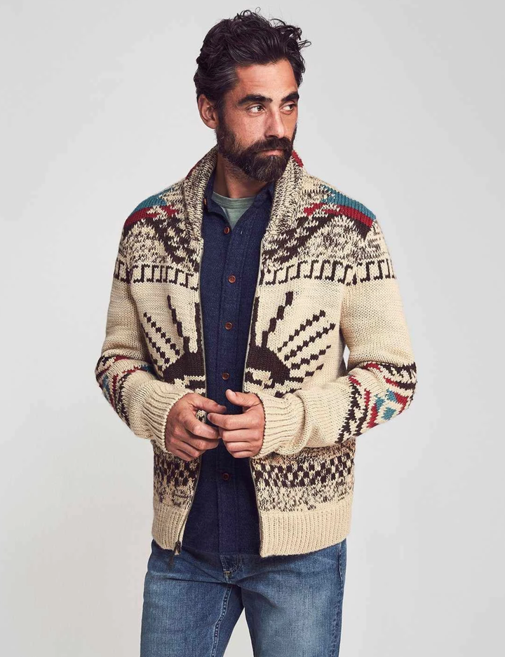 Faherty, Sun and Waves Cardigan, $398