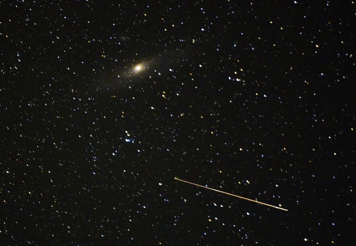 The Orionids meteor shower, 23 October 2016.