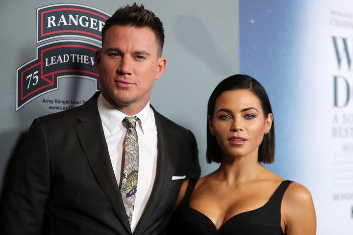 Channing and Jenna pictured in 2017