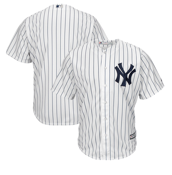 <a href="https://www.mlbshop.com/new-york-yankees/mens-new-york-yankees-majestic-white-home-cool-base-team-jersey/t-14996510+p-5609695445214+z-9-66671490?_ref=p-DLP:m-GRID:i-r0c2:po-2" target="_blank" rel="noopener noreferrer">Shop MLB,&nbsp;Men&rsquo;s New York Yankees Majestic White Home Cool Base Team Jersey, $99.99</a>