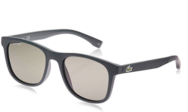 <a href="https://www.amazon.com/dp/B07H6YXXTY/?tag=spotern-20" target="_blank" rel="noopener noreferrer">Lacoste,&nbsp;L884s L884S-315 Rectangular Sunglasses in Matte Green, $67.82</a>