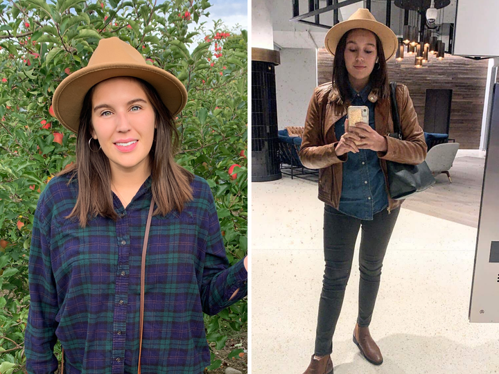 This $16 Amazon hat has become my go-to for all fall festivities — apple picking, foliage hikes and beer tastings — but I've also worn it to work. 