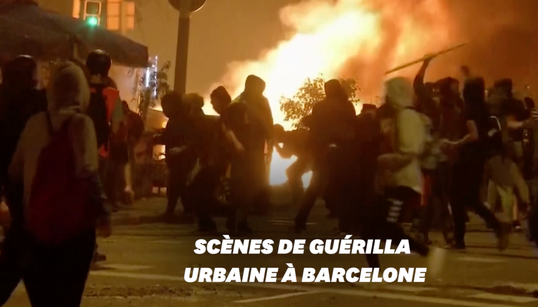 Des scènes d’émeutes en plein centre-ville de