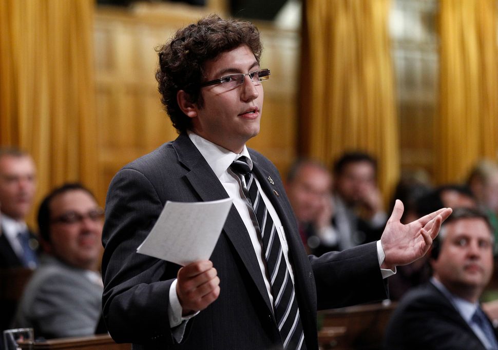 NDP MP Pierre-Luc Dusseault, seen during Question Period in the House of Commons on June 21, 2012, inspired Justin Kulik to run.