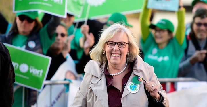 Elizabeth May, chef du Parti vert du Canada