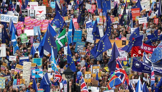 À Londres, une marée humaine pour réclamer un 2e référendum sur le