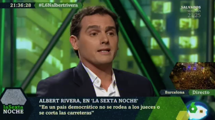Albert Rivera en 'LaSexta Noche'