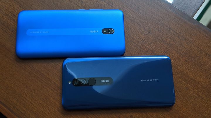 The Xiaomi Redmi 8 and Redmi 8A look very similar from the back.