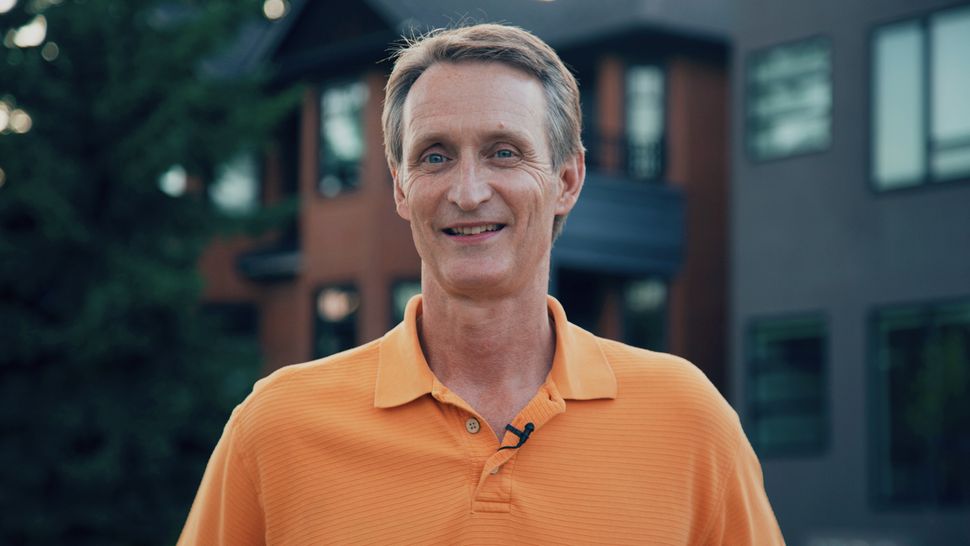 Conservative candidate Greg McLean in Calgary, July 2019.