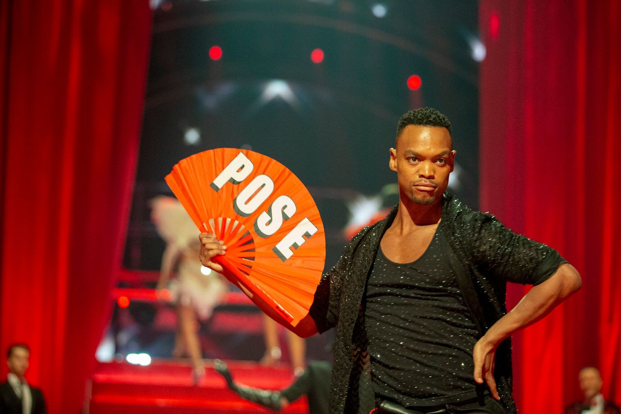 Johannes Radebe during one of his show-stopping Strictly routines last year