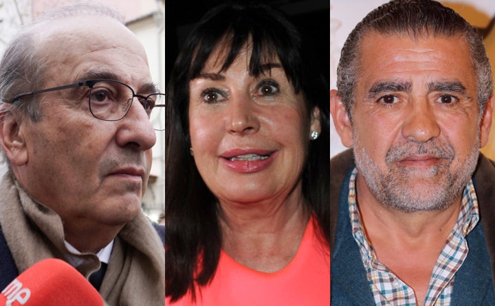 Francis Franco, Carmen y Jaime Martínez Bordiú.