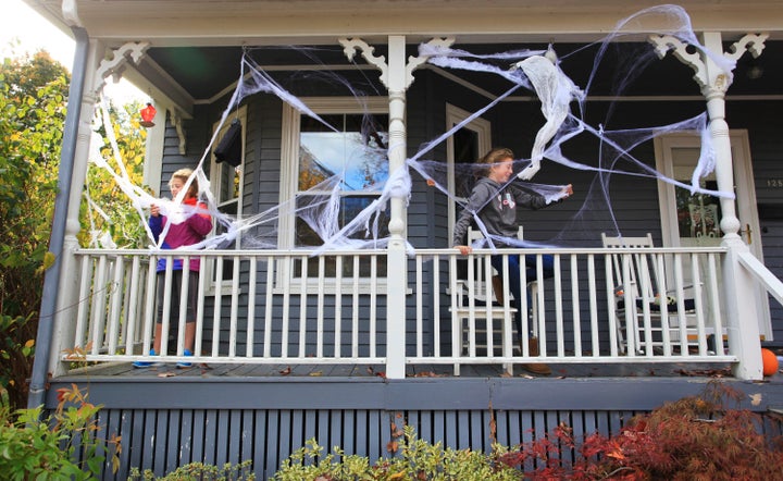 Wildlife experts recommend being conscious of any decorations you have that dangle, as there's always a possibility animals can get tangled up.