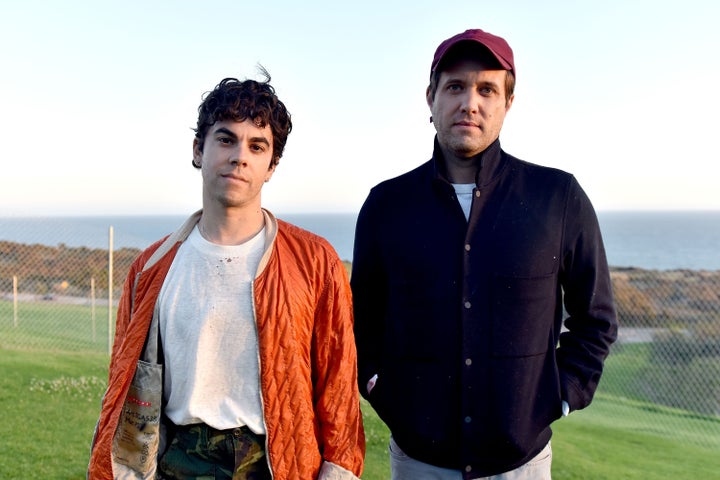 Los Angeles-based pop duo Electric Guest are Asa Taccone (left) and Matthew "Cornbread" Compton. 