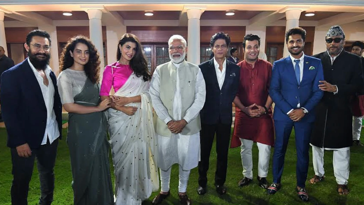 Aamir Khan, Kangana Ranaut, Jacqueline Fernandes, Prime Minister Narendra Modi, Shah Rukh Khan, Varun Sharma and Jackie Shroff