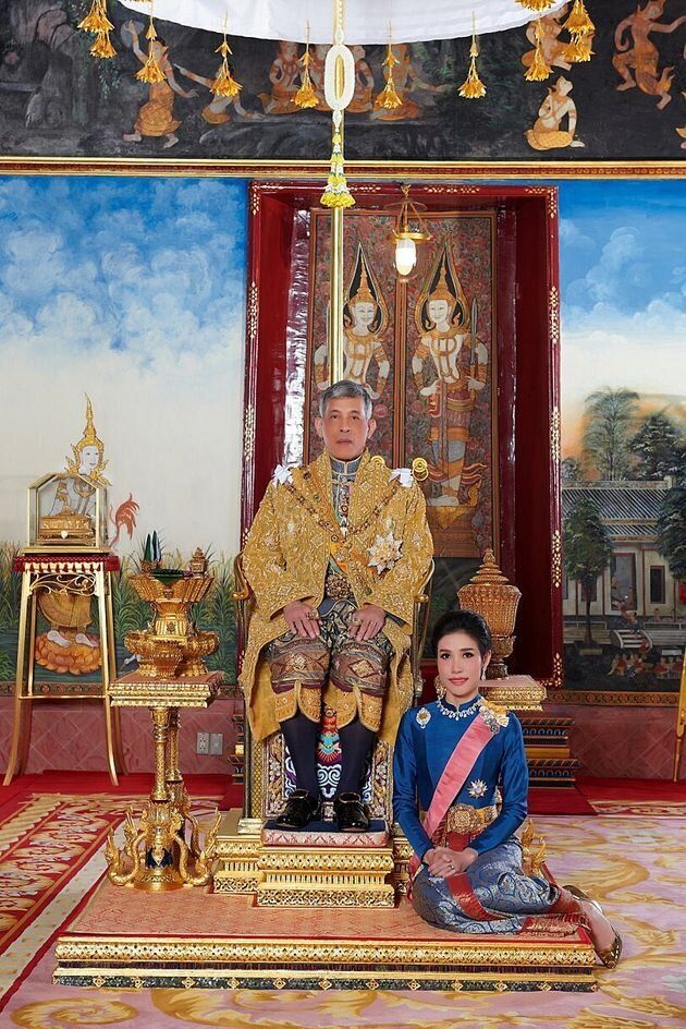 The Thai king had only anointed her with the title three months ago 