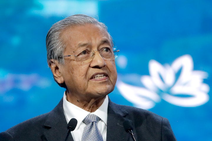 Malaysian Prime Minister Mahathir Mohamad in a file photo. 