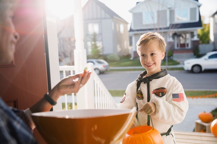 Somme kids might take a little longer to say things like "trick or treat," or "thank you." 