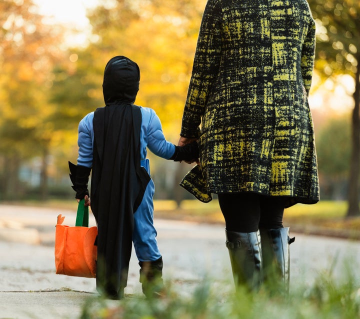 Trick or treat practice runs can help familiarize kids with Halloween so they're more comfortable when the night comes around.