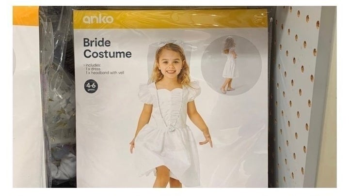 Kmart has yanked a child bride costume due to complaints.