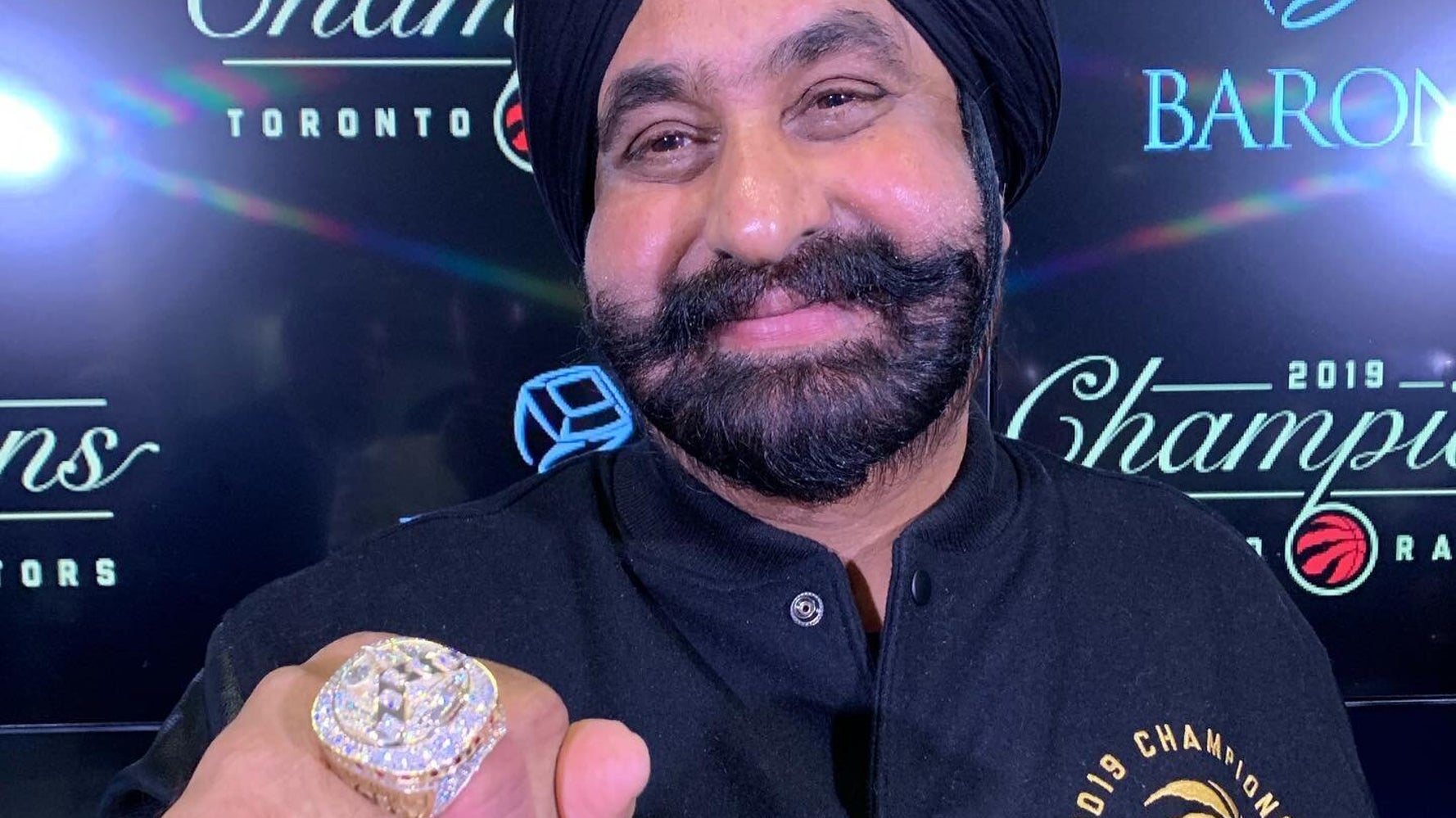 Toronto Raptors Superfan Nav Bhatia Receives Nba Championship Ring