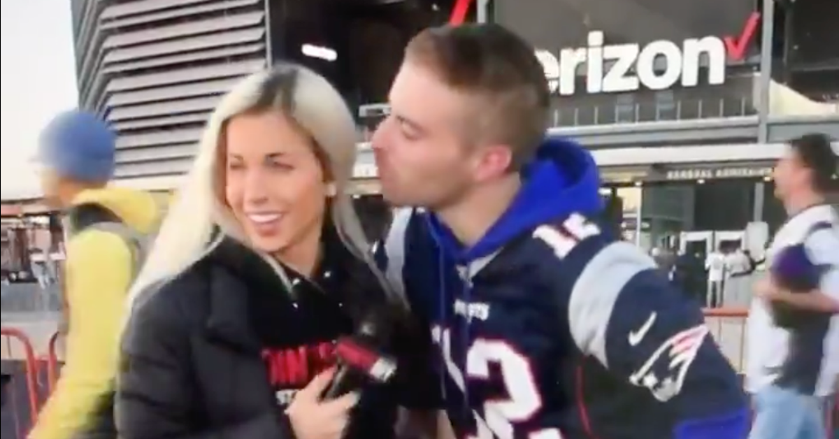 Sports Reporter Calls Out Patriots Fan Who Tried To Kiss Her On Camera |  HuffPost Women