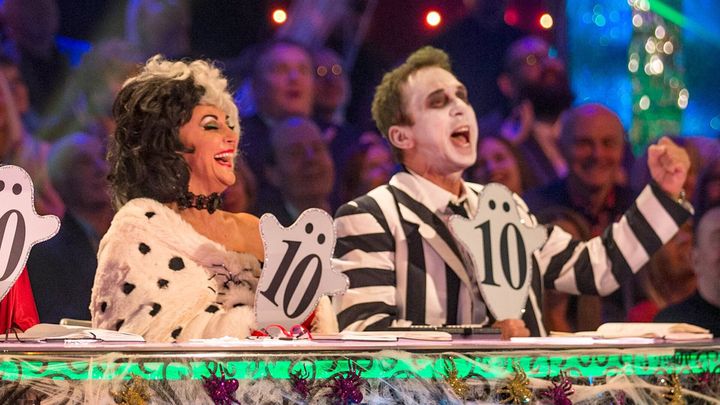 Shirley and Bruno on Strictly's Halloween Week last year