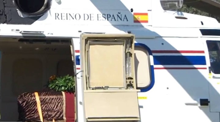 Todo listo para el traslado de los restos al cementerio de Mingorrubio.