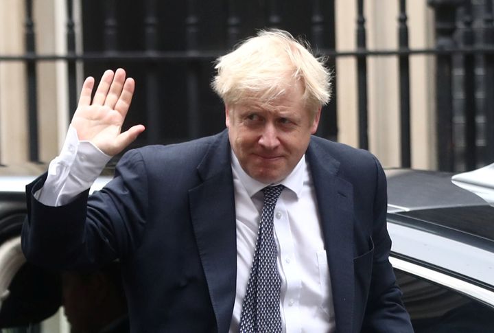 Britain's Prime Minister Boris Johnson is seen at Downing Street in London, Britain October 23, 2019. REUTERS/Simon Dawson