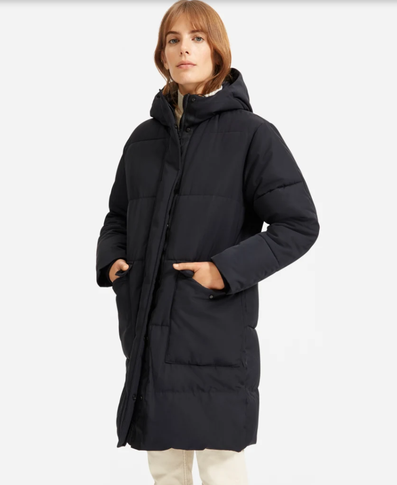 Long Puffer Jacket Business Class Parka