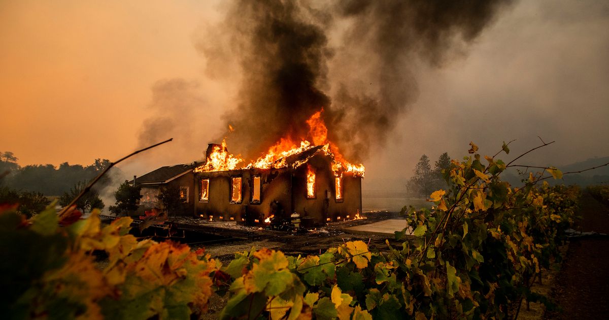 Wildfires Ravage California From Los Angeles To Wine Country