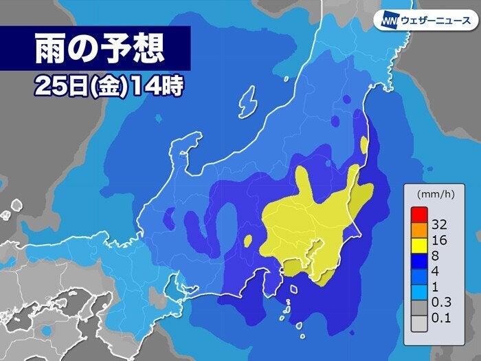 雨の予想