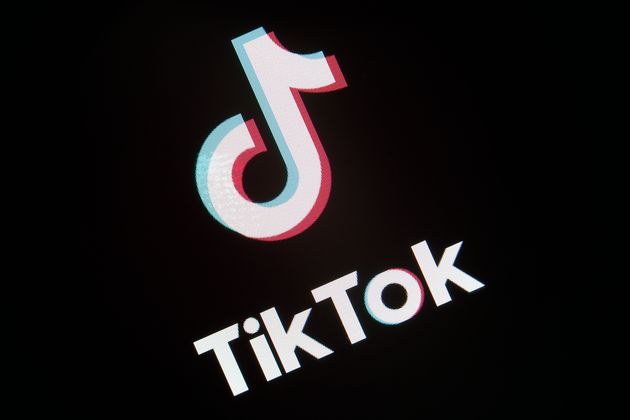 PARIS, FRANCE - NOVEMBER 07: In this photo illustration, the social media application logo, Tik Tok is...