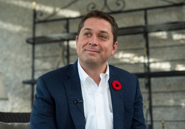 Conservative Leader Andrew Scheer speaks to The Canadian Press for an interview in Ottawa on Oct. 24,...