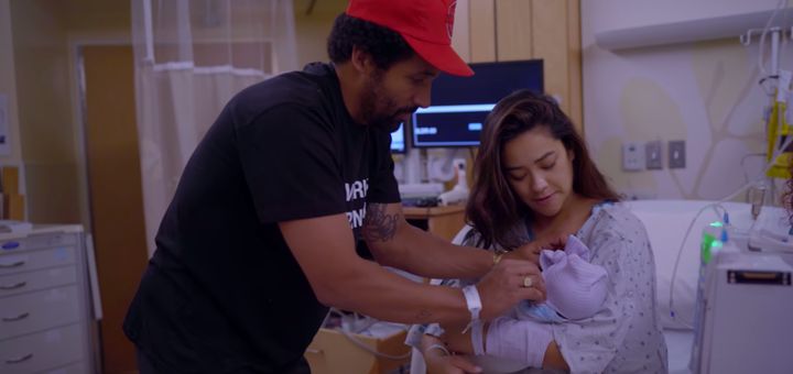 Shay Mitchell and Matte Babel, who welcomed their baby girl after 33 hours of labour, posted about the experience on YouTube.