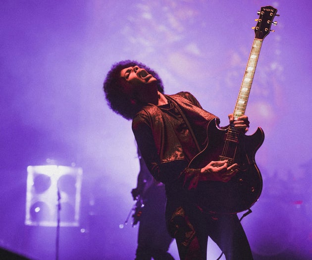 Prince performs onstage at Warner Theatre on June 14, 2015 in Washington, DC. 