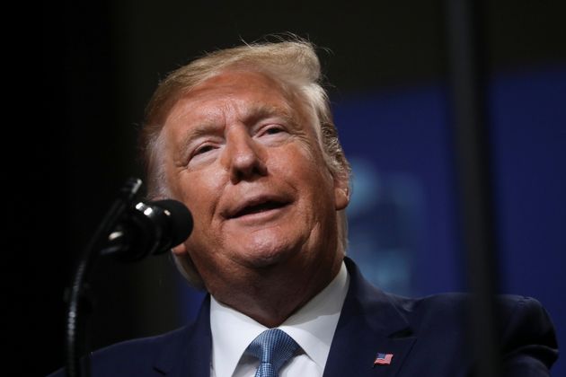 President Donald Trump delivers remarks in Pittsburgh, Pennsylvania, on