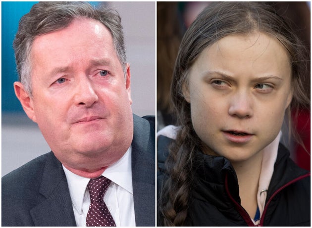 Piers Morgan and Greta Thunberg