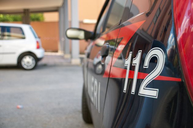 Carabinieri (Italian police force) car.