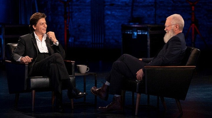 Shah Rukh Khan with David Letterman