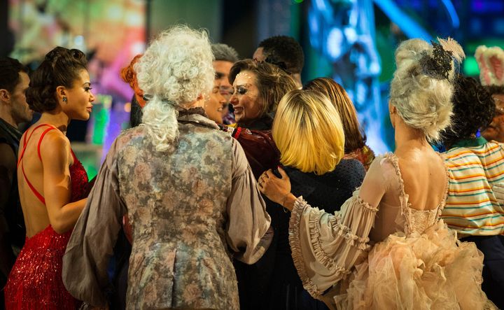 The Strictly stars say their goodbyes to Catherine.