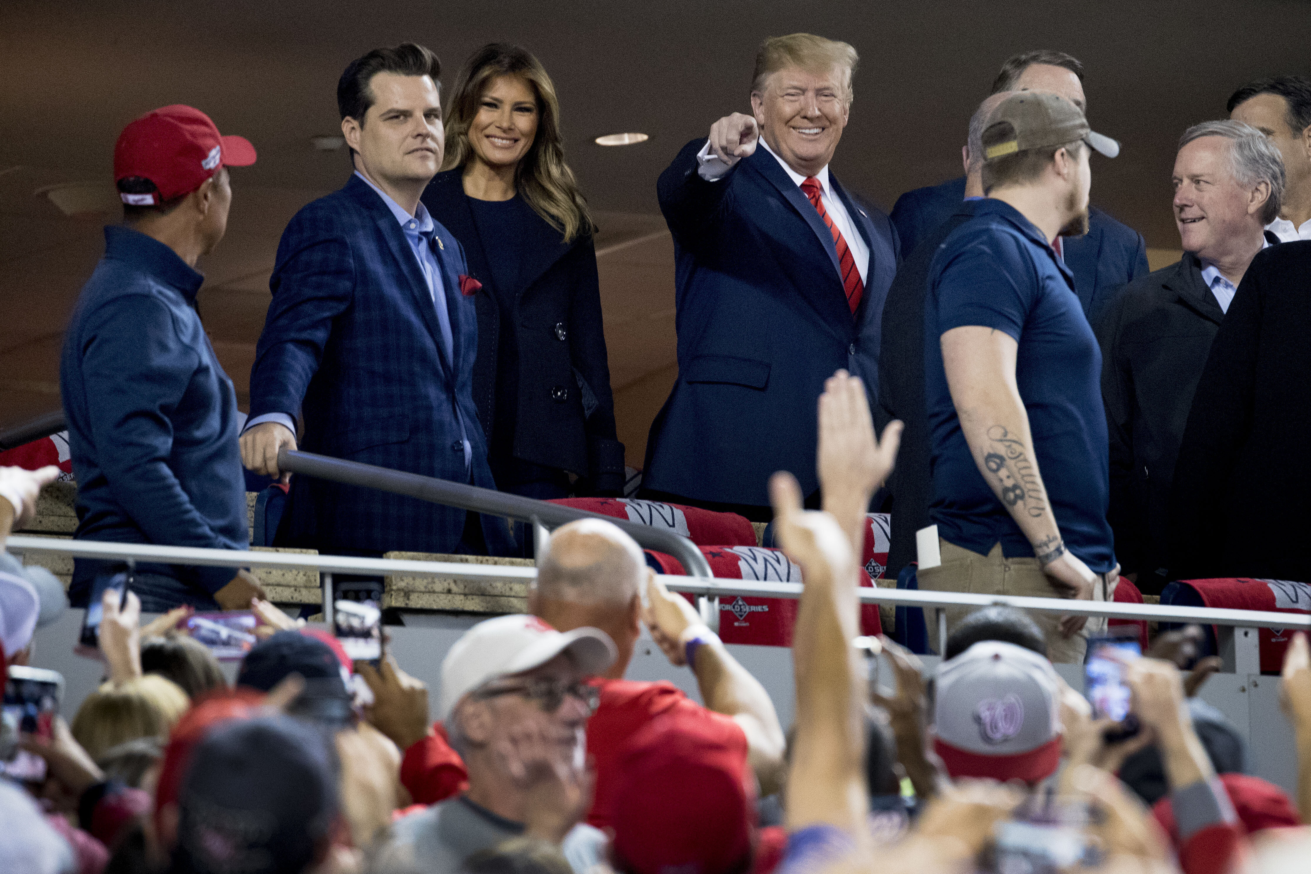 Trump Greeted With 'Lock Him Up' Chants And Boos At World Series ...