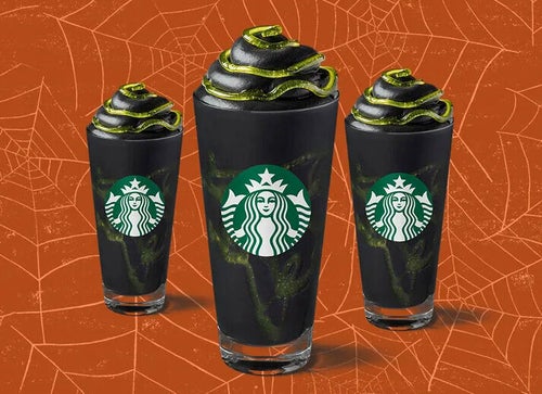 スタバのハロウィン限定、黒いヴィーガンフラペチーノがイギリスなどで 