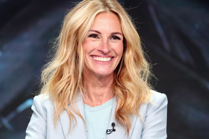 Julia Roberts speaks onstage during the Amazon Studios portion of the Summer 2018 TCA Press Tour at The Beverly Hilton Hotel on July 28, 2018.
