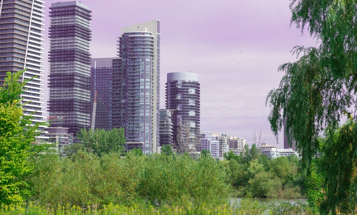 A view of condo towers at Humber Bay Shores in Toronto's Etobicoke borough.