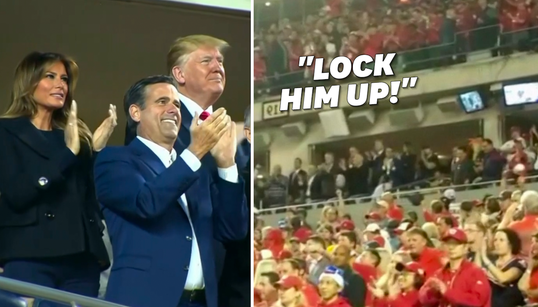 “Enfermez-le!”: Trump hué pendant un match de