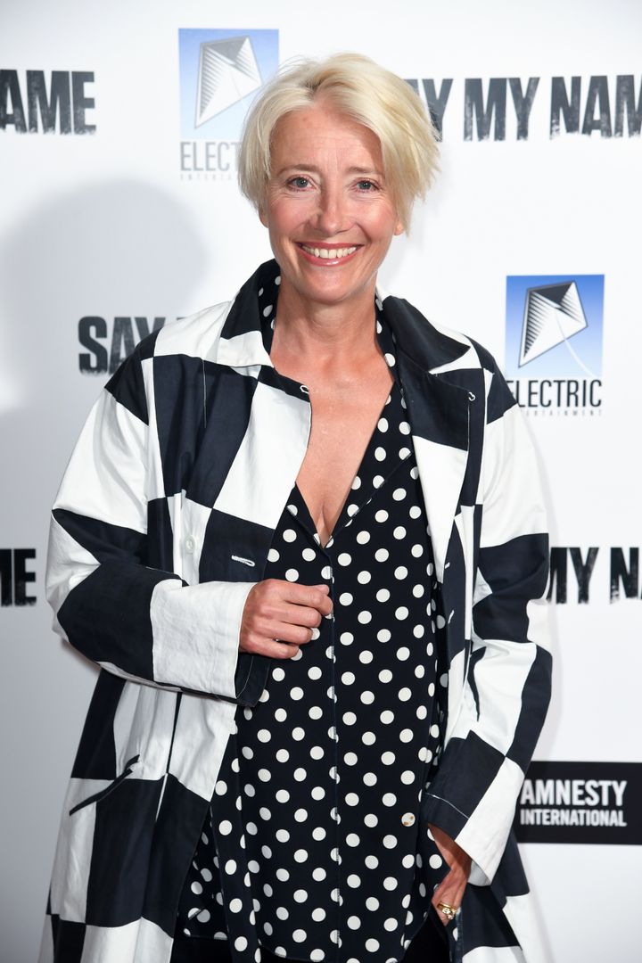 Emma Thompson attends the gala screening for Say My Name at the Odeon Luxe, Leicester Square, London. Photo credit should read: Doug Peters/EMPICS
