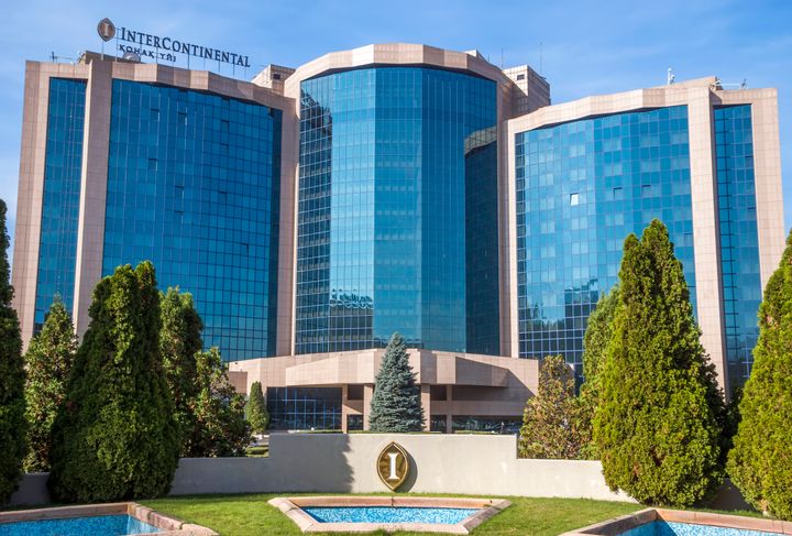 The incident is alleged to have happened at the five-start Intercontinental Almaty Hotel in Khazakhstan 