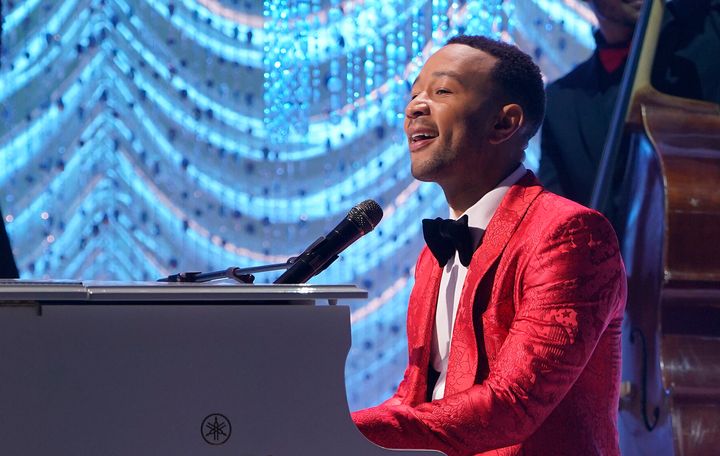 John Legend during his 2018 Christmas special