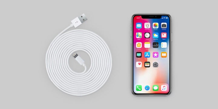 These lightning cables are 10 feet long, much longer than the standard iPhone cables. Even better, you’ll get three in a pack ― so you can keep one in each room of your house. 