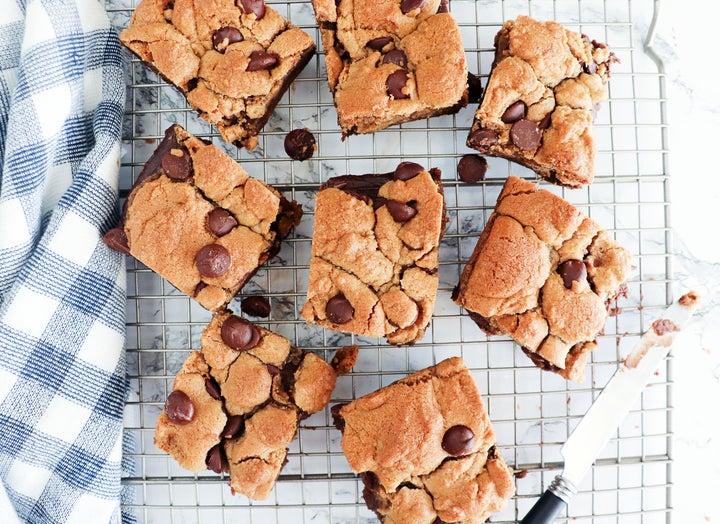 "The lazy man’s way to a perfect brownie," plus cookie dough, is all you need to create these brookies.